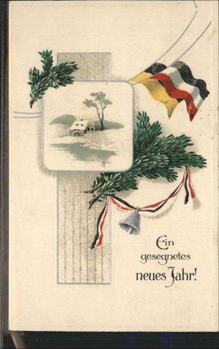 Schwarz Weiss Rot Neujahr