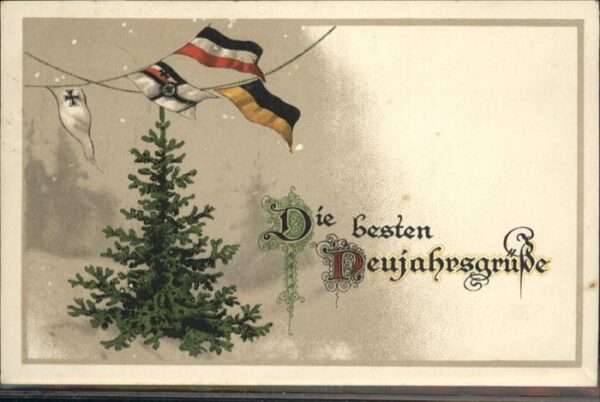 Schwarz Weiss Rot Neujahr