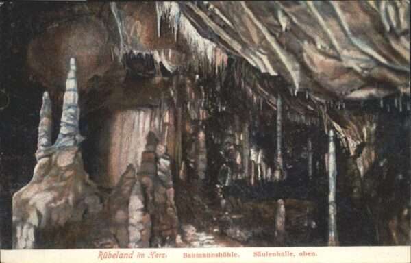 Hoehlen Caves Grottes Rübeland Säulenhalle Tropfstein