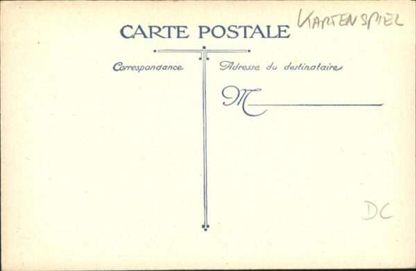 Kartenspiel-Postkarte Soldaten Pferde – Bild 2
