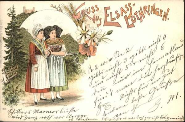 Trachten Alsace Lothringen Elsass