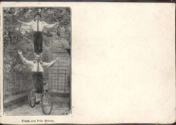 Artistik Zirkus Artistique Cirque Circ-- Frieda Fritz Böhme