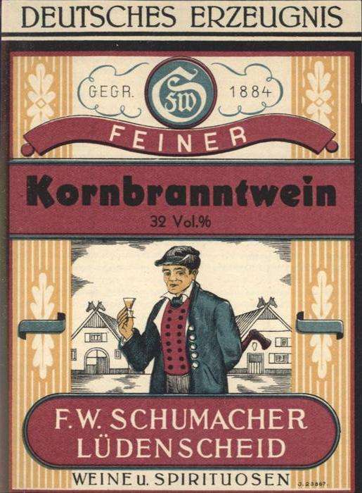 Wein Kornbranntwein