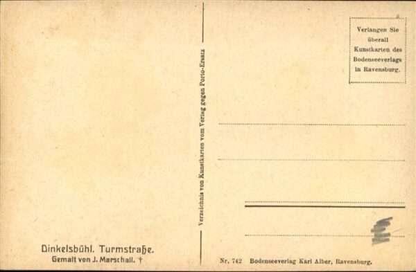 Marschall Vinzenz Turmstrasse Künstler J Marschall – Bild 2