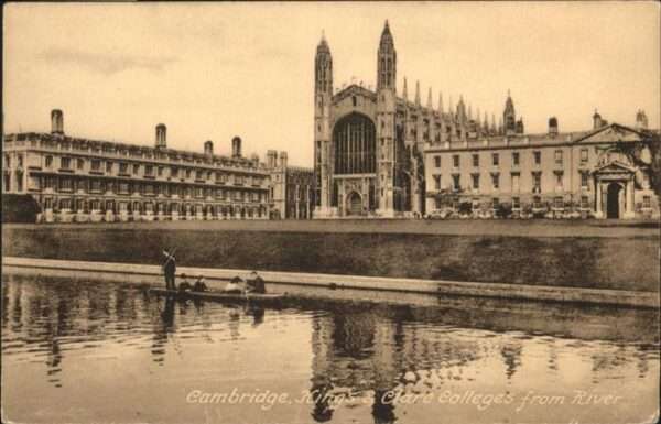 Cambridge Cambridgeshire King`s & Clare Colleges 
River