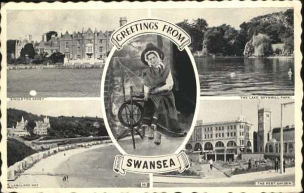 Swansea Lake Brinewall Park, Langland Bay, Sing