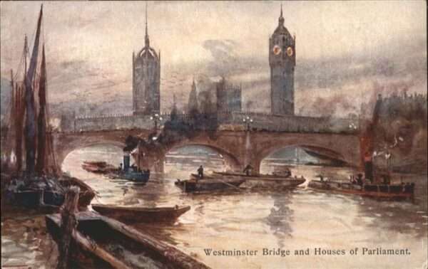 London Westminster Bridge 
Houses of Parliame