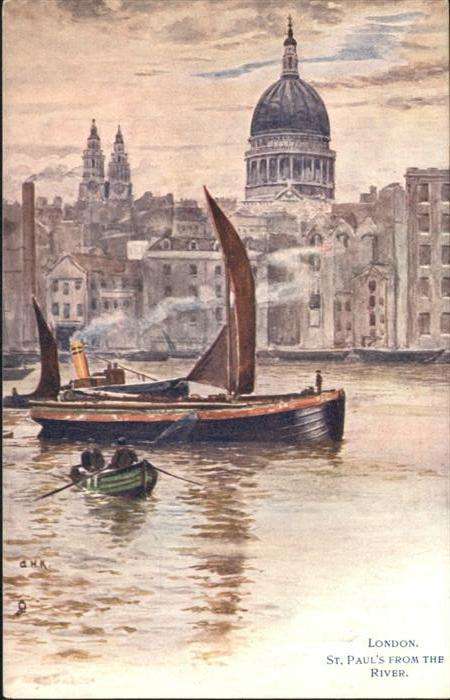 London St. Pauls from the River