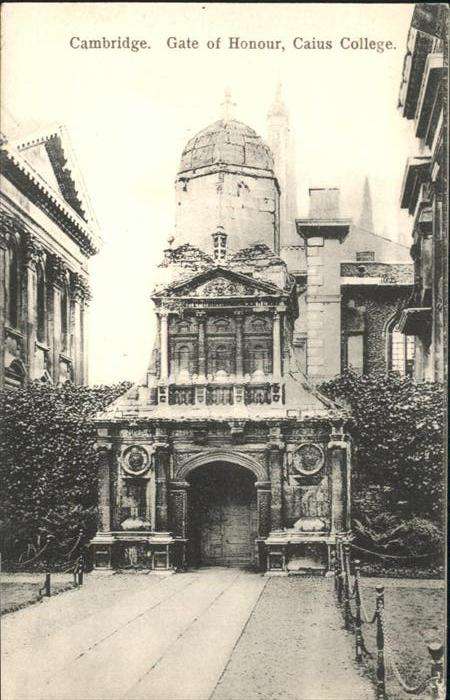 Cambridge Cambridgeshire Gate of Honour
Caius College