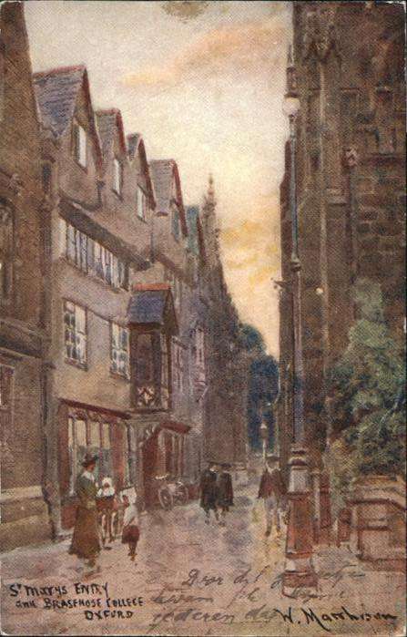 Oxford Oxfordshire Brasemose College