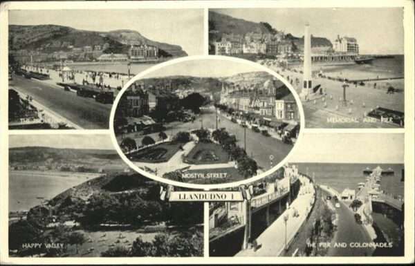 Llandudno Wales Memorial Pier Happy Valley Colonnades M