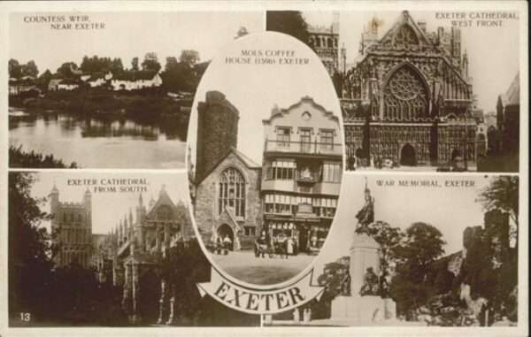 Exeter War Memorial Cathedral, Countes Weir, M