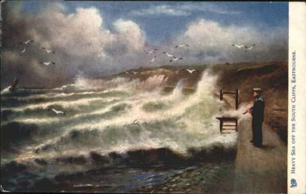 Eastbourne Sussex Heavy Sea
South Cliffs