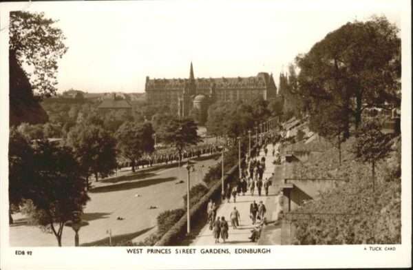 Edinburgh Scotland West Princes Street Gardens