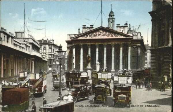 London Royal Exchange
Bank of England