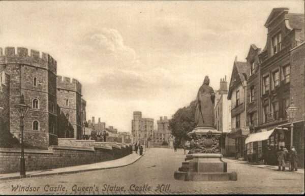 Windsor Castle Castle Queens Statue Castle Hill
