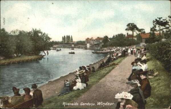 Windsor Castle Riverside Gardens Brücke