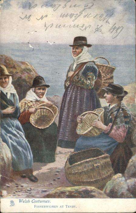 Tenby Wels Costumes Fisherwomen