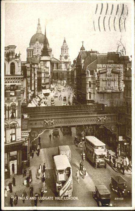 London St Pauls and Ludgate Hill