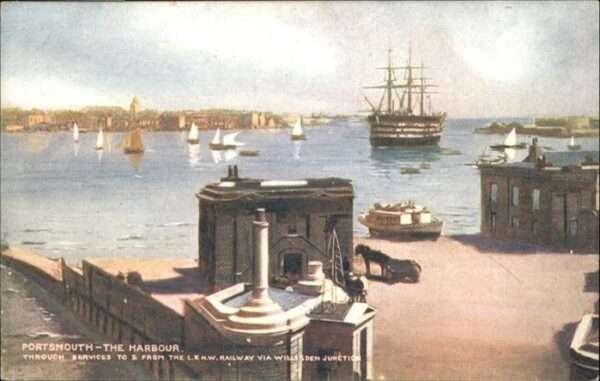 Portsmouth Harbour Schiff Kutsche