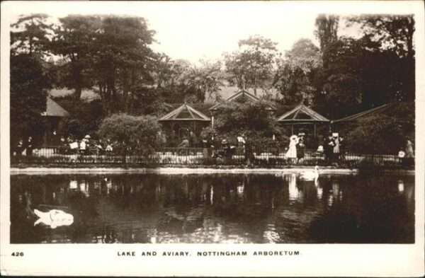 Nottingham UK Lake Aviary Arboretum