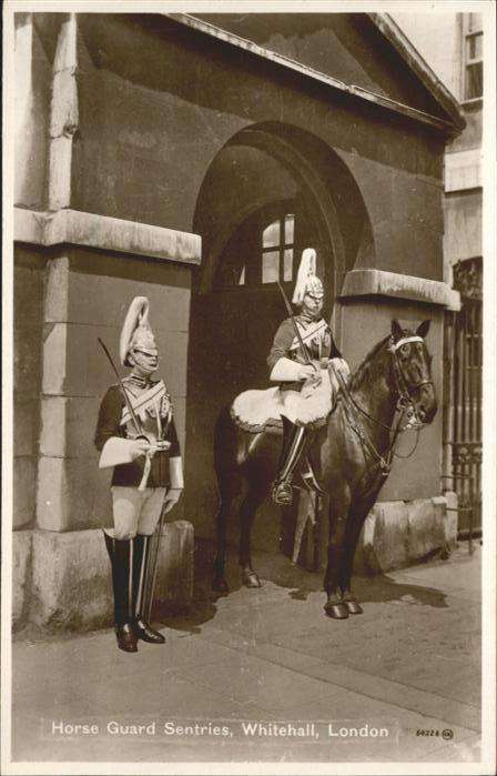 London Horse Guard Sentries Whitehall