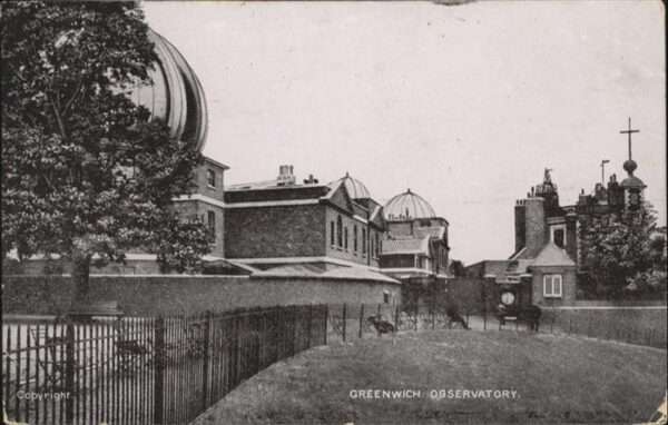 Greenwich London Observatory Ziege Pferd