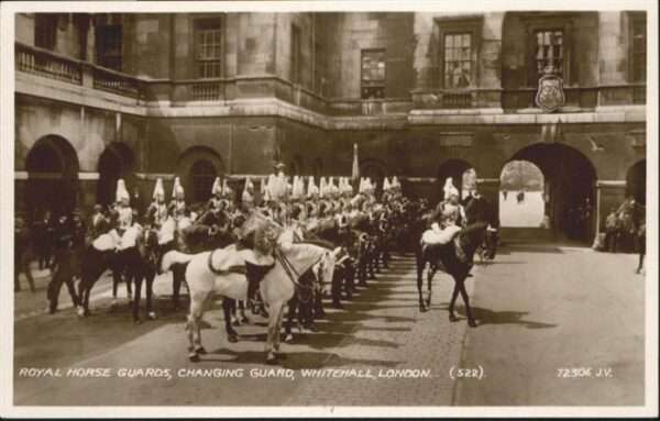 London Royal Horse Guards Changing Guard White