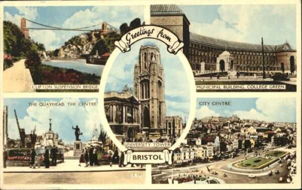 Bristol UK Bridge Municipal Building City Centre