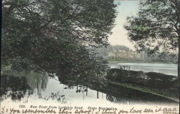 Stoke Newington River from Lordship Road