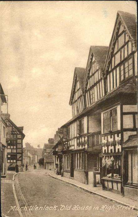 Much Wenlock Old house High Street