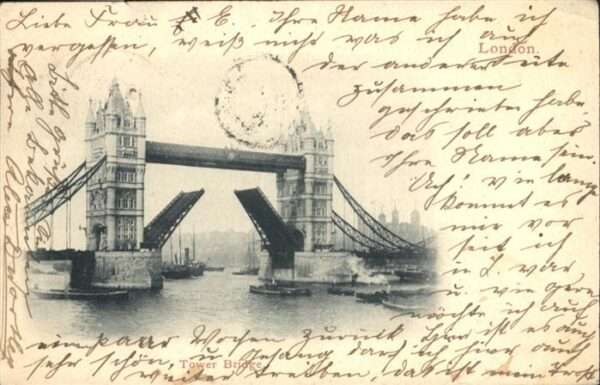 London Tower Bridge Schiff