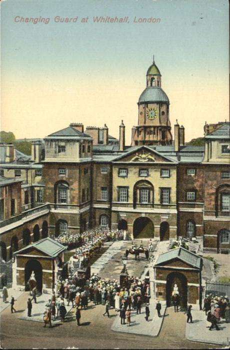 London Changing Guard Whitehall