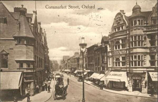 Oxford Oxfordshire Cornmarket Street Kutsche