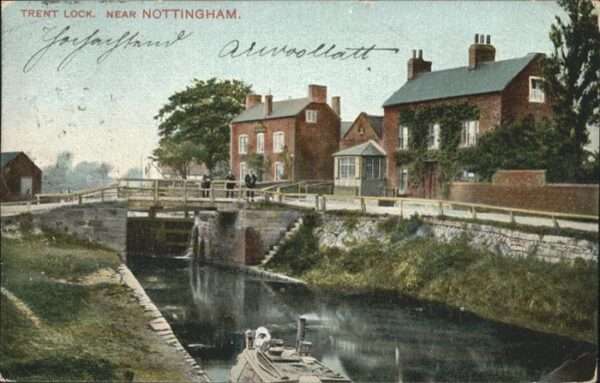 Nottingham UK Trent Lock Brücke