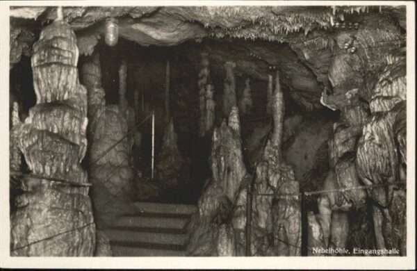 Hoehlen Caves Grottes Nebelhöhle Eingang Tropfsteinhöhle