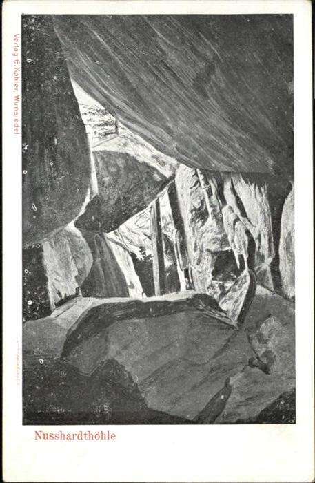 Hoehlen Caves Grottes Nusshardthöhle