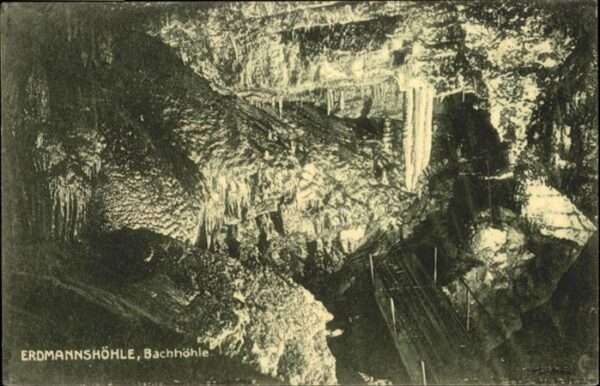 Hoehlen Caves Grottes Erdmannshöhle Bachhöhle