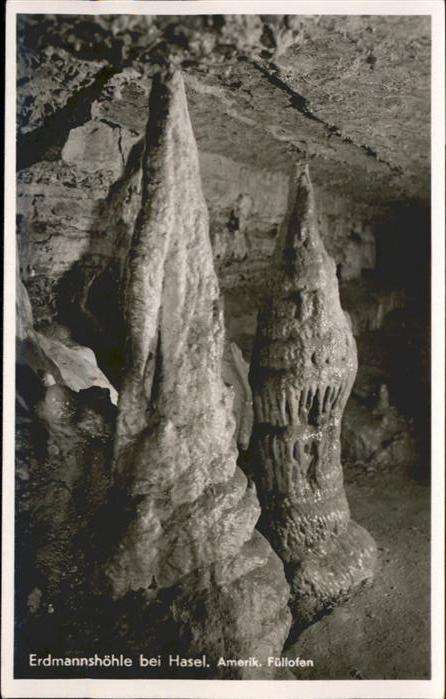 Hoehlen Caves Grottes Erdmannshöhle Hasel Ofen Tropfsteinhöhl