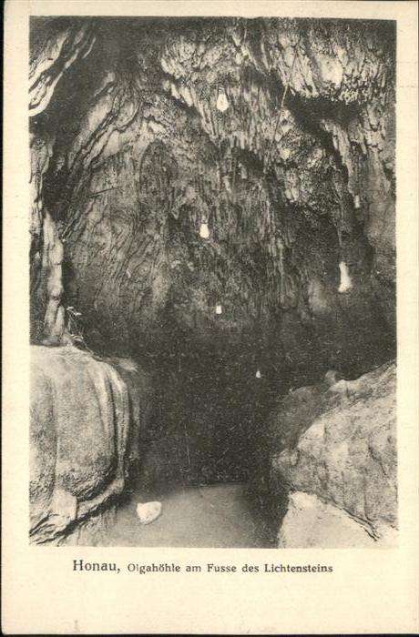 Hoehlen Caves Grottes Olgahöhle Honau Tropfsteinhöhle