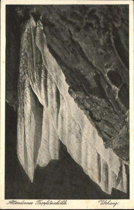 Hoehlen Caves Grottes Attendorn Tropfsteinhöhle Vorhang