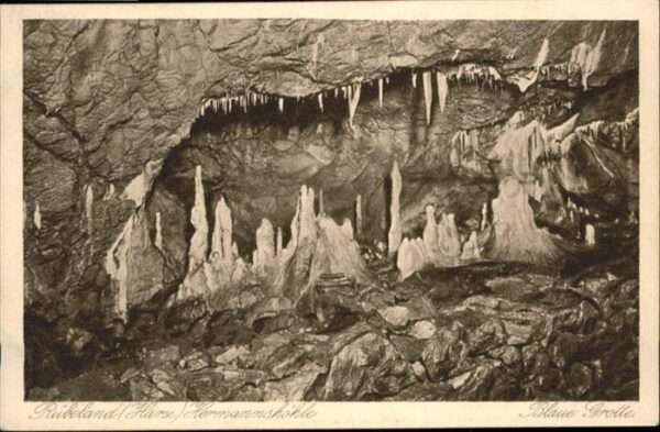 Hoehlen Caves Grottes Rübeland Hermannshöhle Blaue Grotte Tro