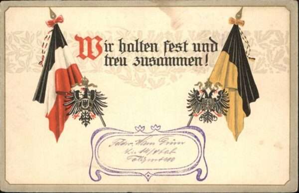 Schwarz Weiss Rot Fahnen Schwarz-Gold