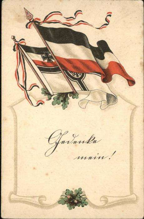 Schwarz Weiss Rot Fahnen