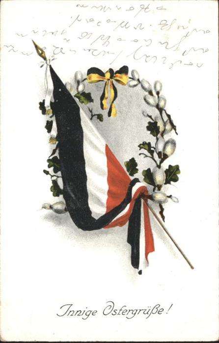 Schwarz Weiss Rot Fahne Ostern