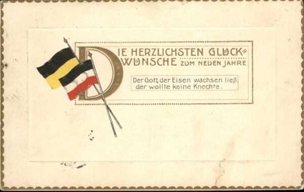 Schwarz Weiss Rot Neujahr Fahnen