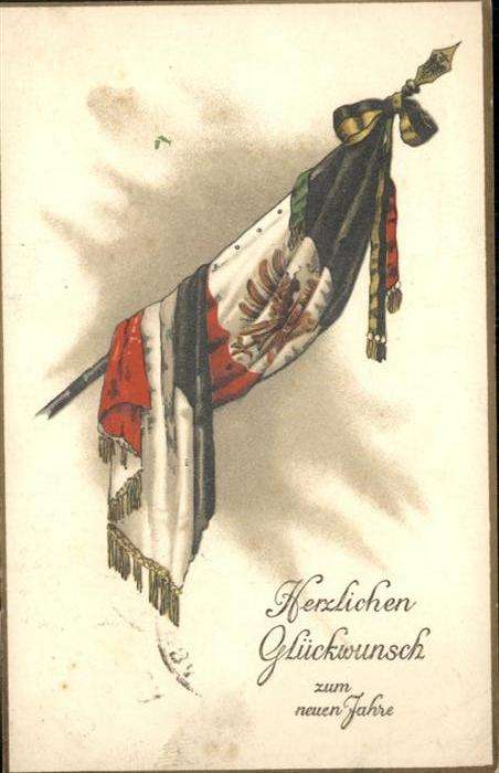 Schwarz Weiss Rot Fahne Neujahr