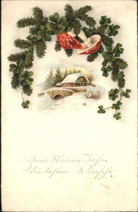 Pilze Neujahr