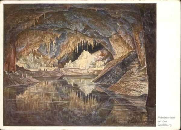 Hoehlen Caves Grottes Märchendom Gralsburg Künstler W. Schram