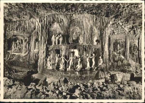 Hoehlen Caves Grottes Honau Elfengrotte